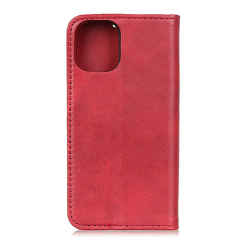 Custodia Portafoglio In Pelle Cover con Supporto T24 per Xiaomi Mi 11 Lite 4G Rosso