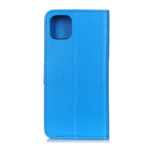 Custodia Portafoglio In Pelle Cover con Supporto T25 per Xiaomi Mi 11 5G Cielo Blu