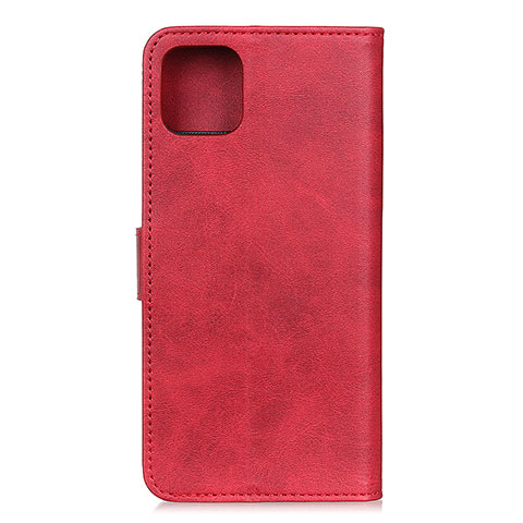 Custodia Portafoglio In Pelle Cover con Supporto T27 per Xiaomi Mi 11 Lite 5G NE Rosso