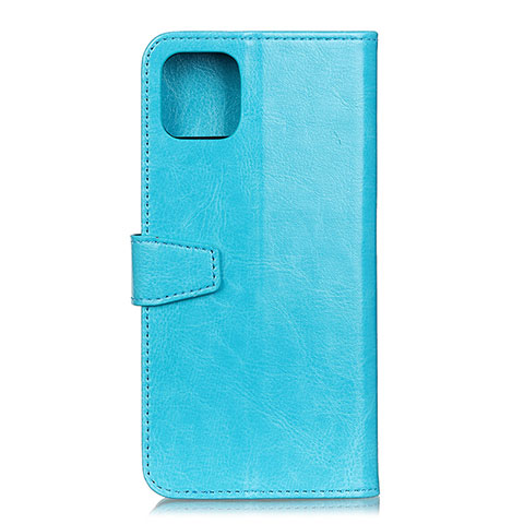 Custodia Portafoglio In Pelle Cover con Supporto T28 per Xiaomi Mi 11 5G Cielo Blu