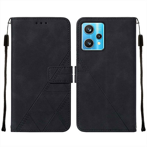 Custodia Portafoglio In Pelle Cover con Supporto Y01B per Realme 9 5G Nero