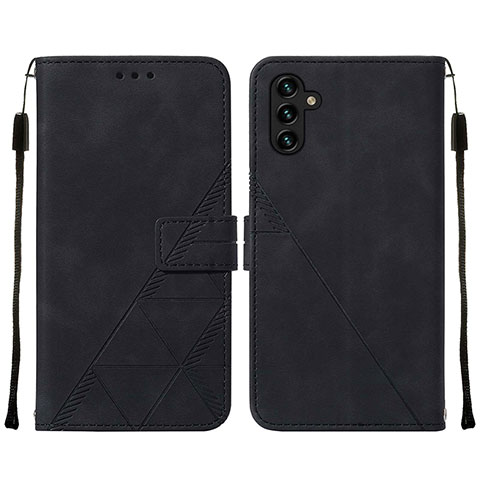 Custodia Portafoglio In Pelle Cover con Supporto Y01B per Samsung Galaxy A13 5G Nero