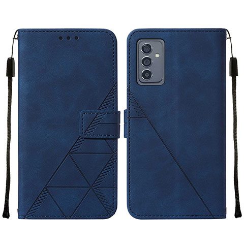 Custodia Portafoglio In Pelle Cover con Supporto Y01B per Samsung Galaxy A24 4G Blu