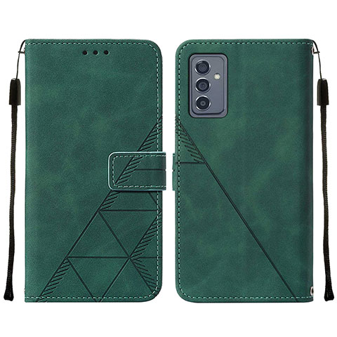 Custodia Portafoglio In Pelle Cover con Supporto Y01B per Samsung Galaxy A35 5G Verde