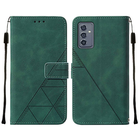 Custodia Portafoglio In Pelle Cover con Supporto Y01B per Samsung Galaxy F34 5G Verde