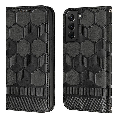 Custodia Portafoglio In Pelle Cover con Supporto Y01B per Samsung Galaxy S24 Plus 5G Nero