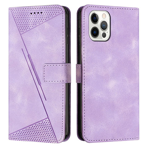 Custodia Portafoglio In Pelle Cover con Supporto Y01X per Apple iPhone 13 Pro Lavanda