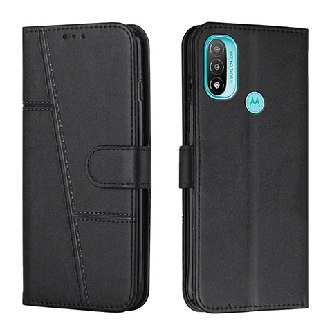 Custodia Portafoglio In Pelle Cover con Supporto Y01X per Motorola Moto E40 Nero