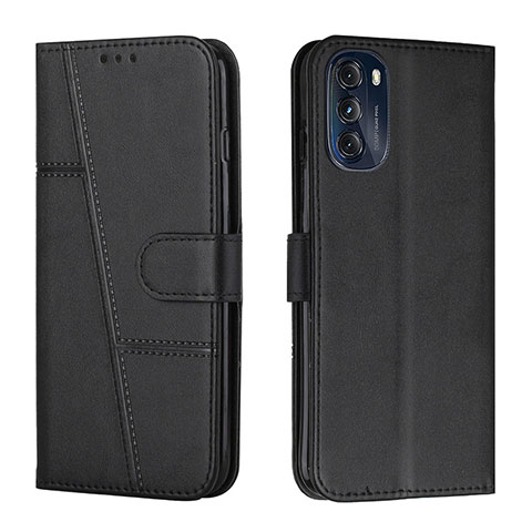 Custodia Portafoglio In Pelle Cover con Supporto Y01X per Motorola Moto G 5G (2022) Nero