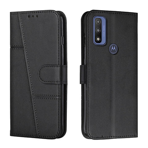 Custodia Portafoglio In Pelle Cover con Supporto Y01X per Motorola Moto G Pure Nero