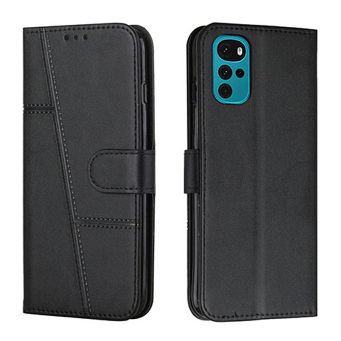 Custodia Portafoglio In Pelle Cover con Supporto Y01X per Motorola Moto G22 Nero