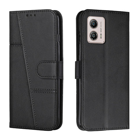 Custodia Portafoglio In Pelle Cover con Supporto Y01X per Motorola Moto G53 5G Nero