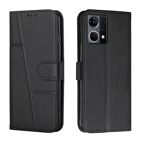 Custodia Portafoglio In Pelle Cover con Supporto Y01X per Oppo F21 Pro 4G Nero