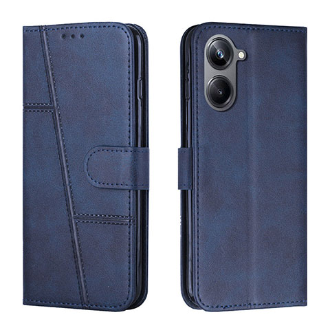 Custodia Portafoglio In Pelle Cover con Supporto Y01X per Realme 10 Pro 5G Blu