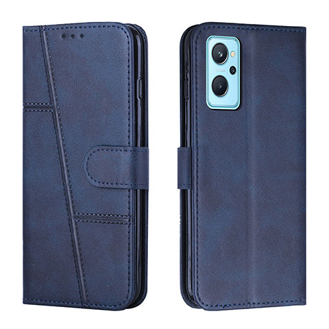 Custodia Portafoglio In Pelle Cover con Supporto Y01X per Realme 9i 5G Blu