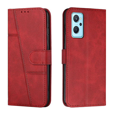 Custodia Portafoglio In Pelle Cover con Supporto Y01X per Realme 9i 5G Rosso