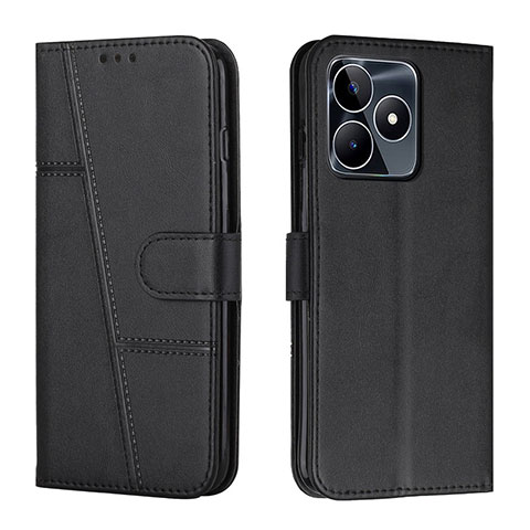 Custodia Portafoglio In Pelle Cover con Supporto Y01X per Realme C51 Nero