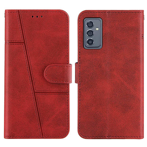 Custodia Portafoglio In Pelle Cover con Supporto Y01X per Samsung Galaxy A05s Rosso