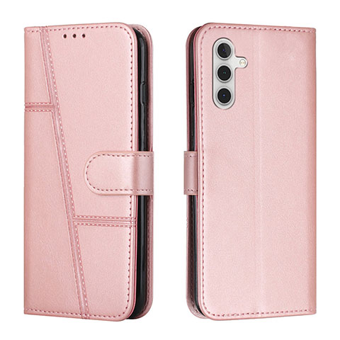 Custodia Portafoglio In Pelle Cover con Supporto Y01X per Samsung Galaxy A13 5G Oro Rosa