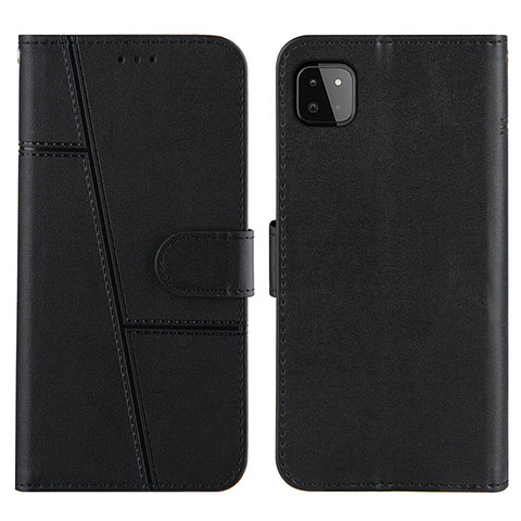 Custodia Portafoglio In Pelle Cover con Supporto Y01X per Samsung Galaxy A22s 5G Nero