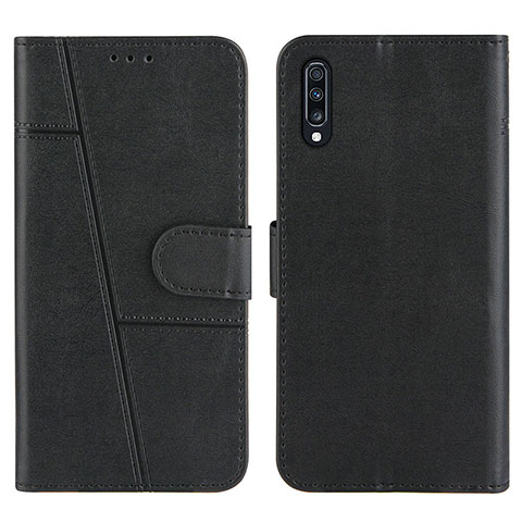 Custodia Portafoglio In Pelle Cover con Supporto Y01X per Samsung Galaxy A50 Nero