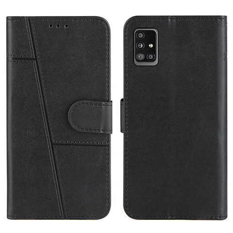 Custodia Portafoglio In Pelle Cover con Supporto Y01X per Samsung Galaxy A51 5G Nero