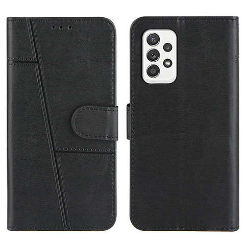 Custodia Portafoglio In Pelle Cover con Supporto Y01X per Samsung Galaxy A52 4G Nero