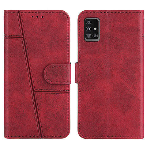 Custodia Portafoglio In Pelle Cover con Supporto Y01X per Samsung Galaxy M40S Rosso