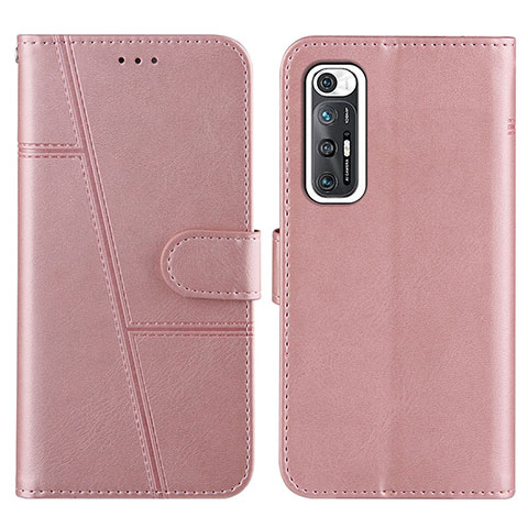 Custodia Portafoglio In Pelle Cover con Supporto Y01X per Xiaomi Mi 10S 5G Oro Rosa