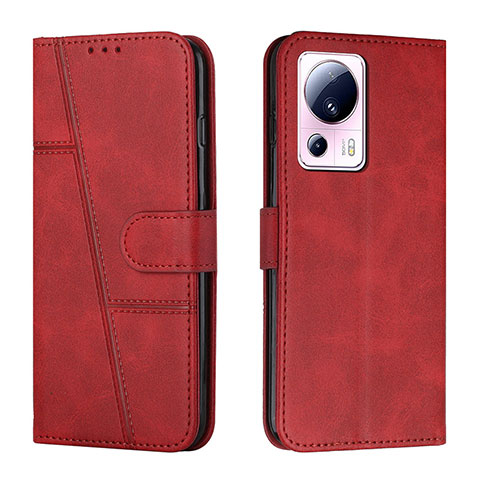 Custodia Portafoglio In Pelle Cover con Supporto Y01X per Xiaomi Mi 12 Lite NE 5G Rosso