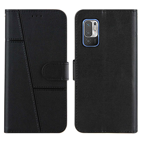 Custodia Portafoglio In Pelle Cover con Supporto Y01X per Xiaomi POCO M3 Pro 5G Nero