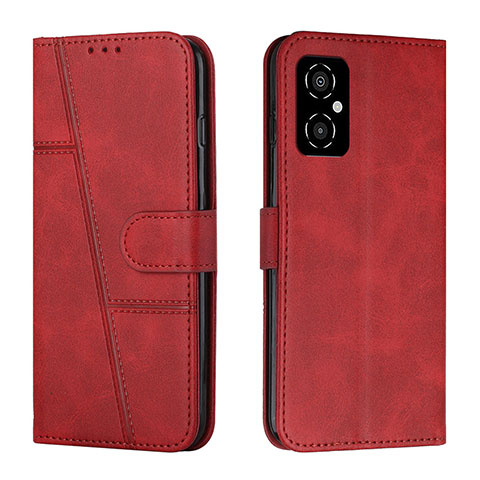 Custodia Portafoglio In Pelle Cover con Supporto Y01X per Xiaomi Poco M4 5G Rosso