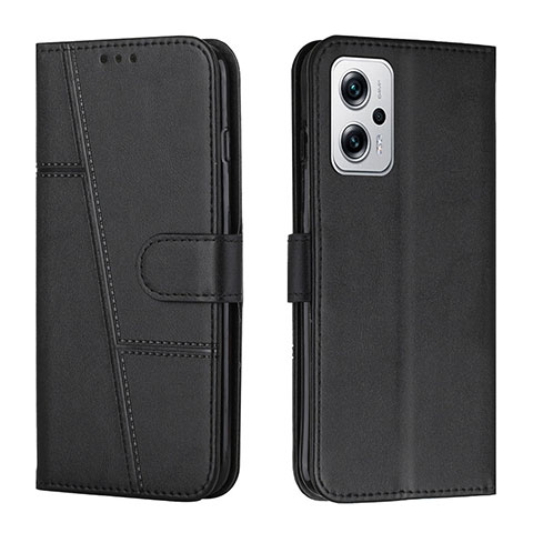 Custodia Portafoglio In Pelle Cover con Supporto Y01X per Xiaomi Poco X4 GT 5G Nero