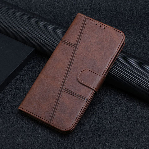 Custodia Portafoglio In Pelle Cover con Supporto Y01X per Xiaomi Poco X5 Pro 5G Marrone