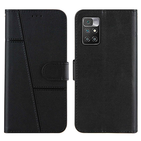 Custodia Portafoglio In Pelle Cover con Supporto Y01X per Xiaomi Redmi 10 (2022) Nero