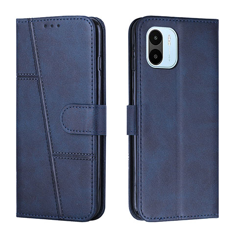 Custodia Portafoglio In Pelle Cover con Supporto Y01X per Xiaomi Redmi A2 Plus Blu