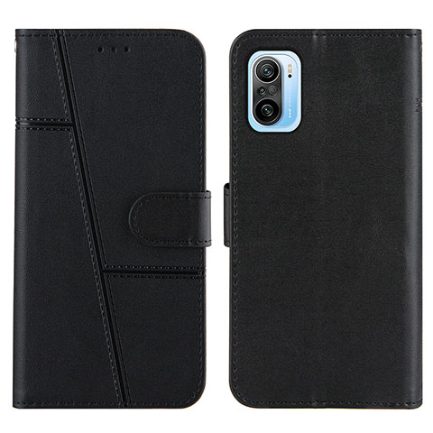 Custodia Portafoglio In Pelle Cover con Supporto Y01X per Xiaomi Redmi K40 5G Nero