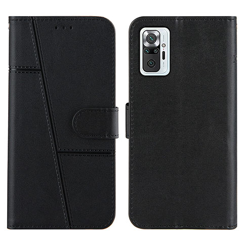 Custodia Portafoglio In Pelle Cover con Supporto Y01X per Xiaomi Redmi Note 10 Pro Max Nero