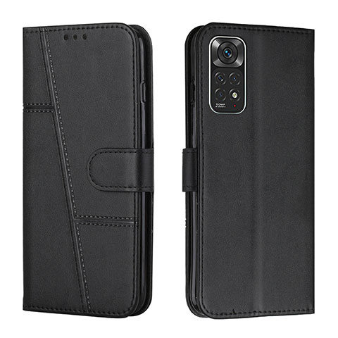 Custodia Portafoglio In Pelle Cover con Supporto Y01X per Xiaomi Redmi Note 11 4G (2022) Nero