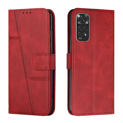 Custodia Portafoglio In Pelle Cover con Supporto Y01X per Xiaomi Redmi Note 11 4G (2022) Rosso