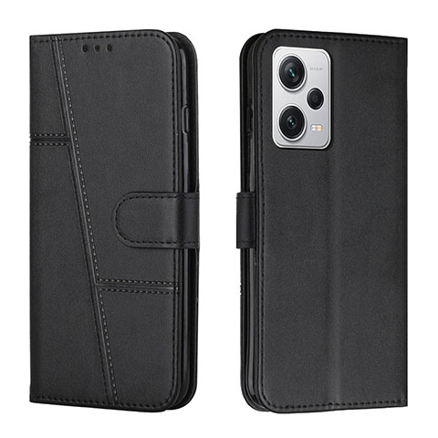 Custodia Portafoglio In Pelle Cover con Supporto Y01X per Xiaomi Redmi Note 12 Pro 5G Nero