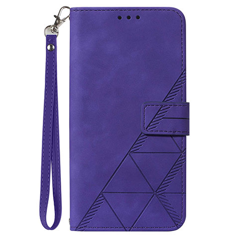 Custodia Portafoglio In Pelle Cover con Supporto Y02B per Samsung Galaxy S20 Lite 5G Viola