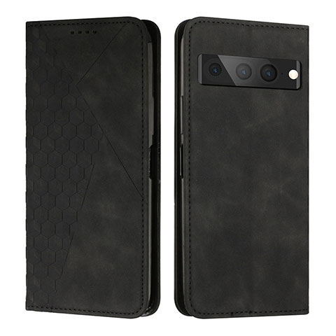 Custodia Portafoglio In Pelle Cover con Supporto Y02X per Google Pixel 7 Pro 5G Nero