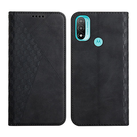 Custodia Portafoglio In Pelle Cover con Supporto Y02X per Motorola Moto E40 Nero