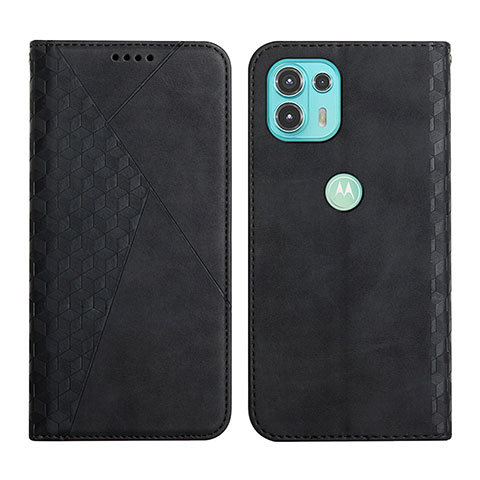 Custodia Portafoglio In Pelle Cover con Supporto Y02X per Motorola Moto Edge 20 Lite 5G Nero