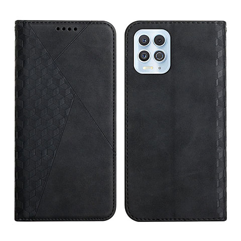 Custodia Portafoglio In Pelle Cover con Supporto Y02X per Motorola Moto Edge S 5G Nero