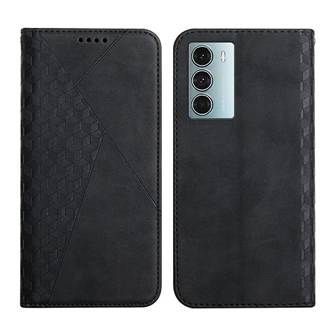 Custodia Portafoglio In Pelle Cover con Supporto Y02X per Motorola Moto Edge S30 5G Nero