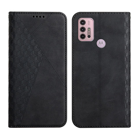 Custodia Portafoglio In Pelle Cover con Supporto Y02X per Motorola Moto G10 Power Nero