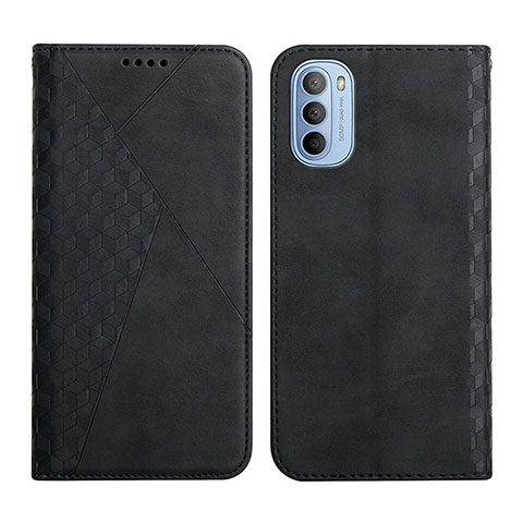 Custodia Portafoglio In Pelle Cover con Supporto Y02X per Motorola Moto G51 5G Nero