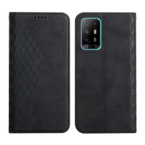 Custodia Portafoglio In Pelle Cover con Supporto Y02X per Oppo A94 5G Nero